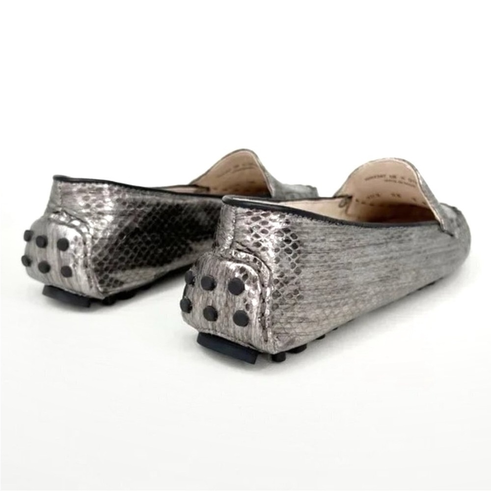 Cole Haan Shoes Driving Moccasin Loafer Grand.OS Snake Print Leather Size 5 New - Picture 3 of 8